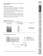 Предварительный просмотр 7 страницы Toshiba TheaterWide 20HLK67 Owner'S Manual