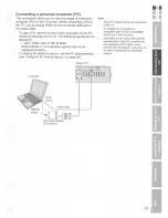 Предварительный просмотр 17 страницы Toshiba TheaterWide 20HLK67 Owner'S Manual