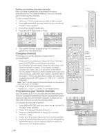 Предварительный просмотр 22 страницы Toshiba TheaterWide 20HLK67 Owner'S Manual