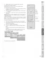 Предварительный просмотр 23 страницы Toshiba TheaterWide 20HLK67 Owner'S Manual