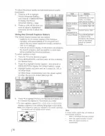 Предварительный просмотр 32 страницы Toshiba TheaterWide 20HLK67 Owner'S Manual