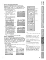 Предварительный просмотр 35 страницы Toshiba TheaterWide 20HLK67 Owner'S Manual