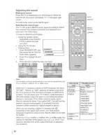 Предварительный просмотр 36 страницы Toshiba TheaterWide 20HLK67 Owner'S Manual