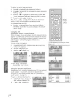 Предварительный просмотр 38 страницы Toshiba TheaterWide 20HLK67 Owner'S Manual