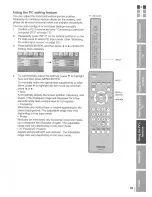 Предварительный просмотр 39 страницы Toshiba TheaterWide 20HLK67 Owner'S Manual