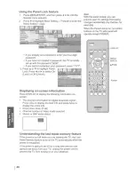 Предварительный просмотр 40 страницы Toshiba TheaterWide 20HLK67 Owner'S Manual