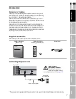 Preview for 7 page of Toshiba TheaterWide 20HLK86 Owner'S Manual