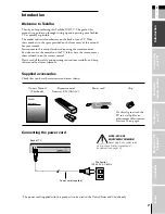 Предварительный просмотр 7 страницы Toshiba TheaterWide 23HL85 Owner'S Manual