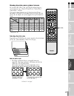 Предварительный просмотр 27 страницы Toshiba TheaterWide 23HL85 Owner'S Manual