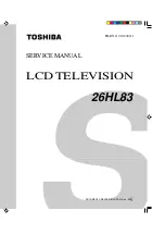 Toshiba TheaterWide 26HL83 Service Manual preview