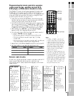 Предварительный просмотр 17 страницы Toshiba TheaterWide 27HL85 Owner'S Manual