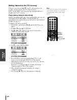 Предварительный просмотр 24 страницы Toshiba TheaterWide 27HL85 Owner'S Manual