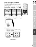 Предварительный просмотр 29 страницы Toshiba TheaterWide 27HL85 Owner'S Manual