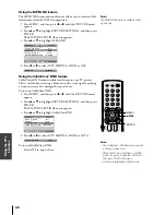 Предварительный просмотр 42 страницы Toshiba TheaterWide 27HL85 Owner'S Manual