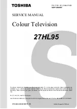 Toshiba TheaterWide 27HL95 Service Manual preview