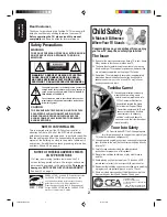 Preview for 2 page of Toshiba TheaterWide 30HFX84 Owner'S Manual