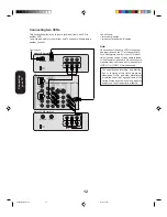 Preview for 12 page of Toshiba TheaterWide 30HFX84 Owner'S Manual