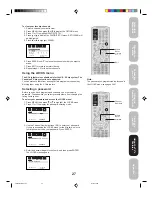 Preview for 27 page of Toshiba TheaterWide 30HFX84 Owner'S Manual