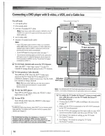 Предварительный просмотр 16 страницы Toshiba TheaterWide 32HL95 Owner'S Manual