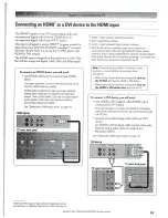 Предварительный просмотр 19 страницы Toshiba TheaterWide 32HL95 Owner'S Manual