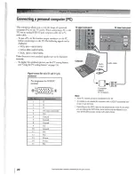 Предварительный просмотр 22 страницы Toshiba TheaterWide 32HL95 Owner'S Manual