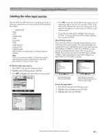 Предварительный просмотр 57 страницы Toshiba TheaterWide 32HL95 Owner'S Manual