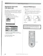 Предварительный просмотр 64 страницы Toshiba TheaterWide 32HL95 Owner'S Manual