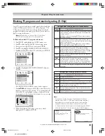 Preview for 89 page of Toshiba TheaterWide 46HM94 Owner'S Manual