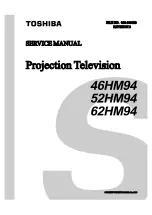 Toshiba TheaterWide 46HM94 Service Manual предпросмотр