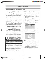 Preview for 23 page of Toshiba TheaterWide 46HM95 Owner'S Manual