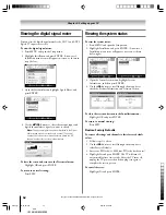 Preview for 52 page of Toshiba TheaterWide 46HM95 Owner'S Manual