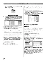 Предварительный просмотр 18 страницы Toshiba TheaterWide 50HM66 Operating Manual