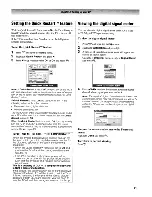 Preview for 21 page of Toshiba TheaterWide 50HM66 Operating Manual