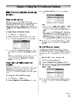 Предварительный просмотр 41 страницы Toshiba TheaterWide 50HM66 Operating Manual