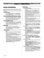 Предварительный просмотр 44 страницы Toshiba TheaterWide 50HM66 Operating Manual