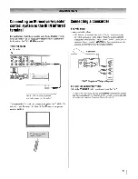 Предварительный просмотр 71 страницы Toshiba TheaterWide 50HM66 Operating Manual