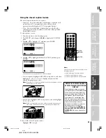 Preview for 41 page of Toshiba TheaterWide 51HC85 Owner'S Manual