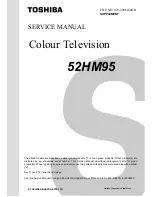 Toshiba TheaterWide 52HM95 Service Manual preview