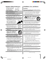 Preview for 3 page of Toshiba TheaterWide 52HMX94 Owner'S Manual