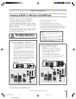 Preview for 19 page of Toshiba TheaterWide 52HMX94 Owner'S Manual