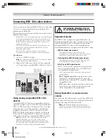 Preview for 22 page of Toshiba TheaterWide 52HMX94 Owner'S Manual