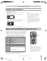 Preview for 27 page of Toshiba TheaterWide 52HMX94 Owner'S Manual