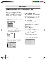 Preview for 42 page of Toshiba TheaterWide 52HMX94 Owner'S Manual