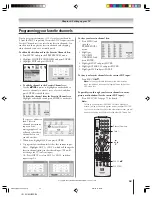 Preview for 43 page of Toshiba TheaterWide 52HMX94 Owner'S Manual