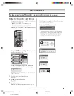 Preview for 45 page of Toshiba TheaterWide 52HMX94 Owner'S Manual