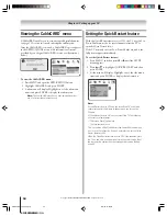 Preview for 50 page of Toshiba TheaterWide 52HMX94 Owner'S Manual