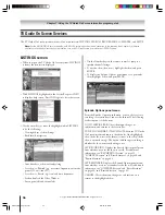 Preview for 56 page of Toshiba TheaterWide 52HMX94 Owner'S Manual