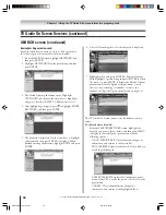 Preview for 58 page of Toshiba TheaterWide 52HMX94 Owner'S Manual