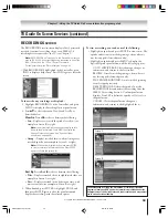 Preview for 59 page of Toshiba TheaterWide 52HMX94 Owner'S Manual