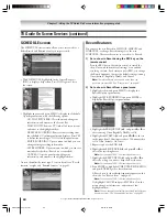 Preview for 60 page of Toshiba TheaterWide 52HMX94 Owner'S Manual